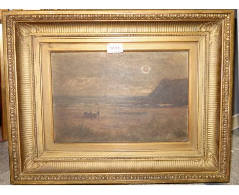 PETER BUCHANAN In Lunan Bay, oil on board, 24 x 35cm, J MIDDLETON portrait of a girl, 30 x 25cm and J MORRIS trwo watercolour
