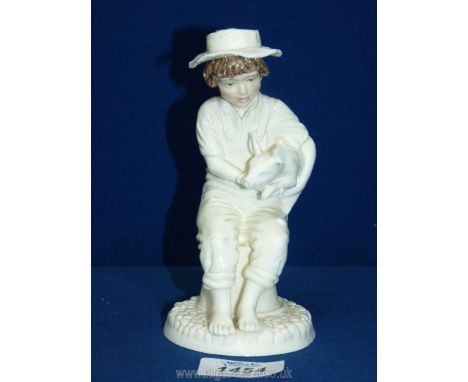A Royal Worcester figure 'Pick of the Litter', 6 1/4" tall.