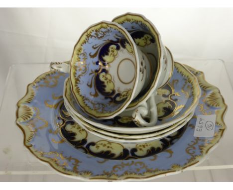 A Minton Tureen and Stand, pattern made for Lord Amhurst, Governor General of India together with part Royal Worcester porcel