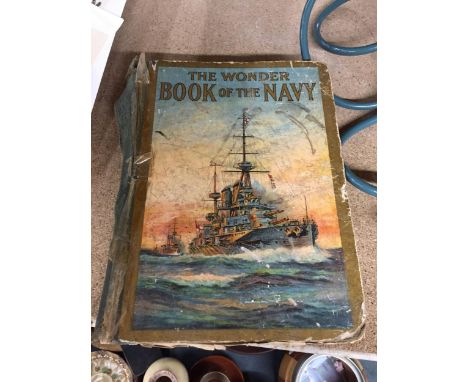 A VINTAGE ' WONDER BOOK OF THE NAVY ' BOOK 