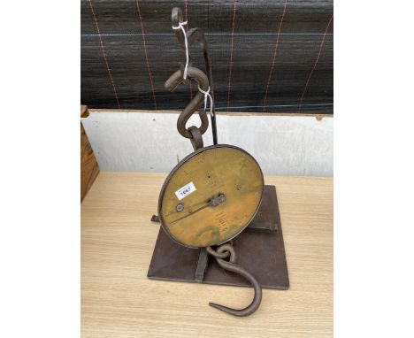 A SET OF VINTAGE SALTERS SPRING BALANCE SCALES 