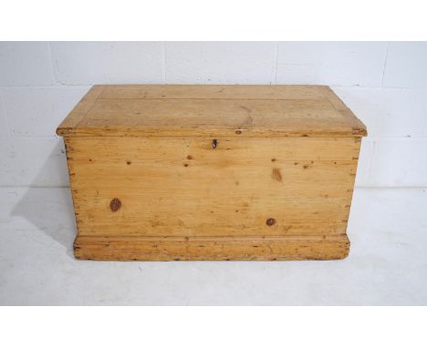A pine trunk - length 95cm, depth 51cm, height 50cm