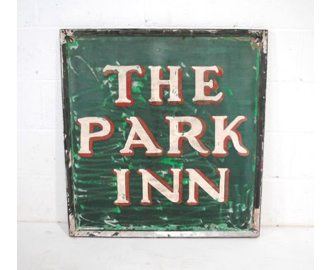 A vintage pub sign for 'The Park Inn' - 87cm x 92cm