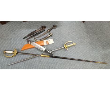 A signed Wilkinson Pall Mall, London Court style sword and sheath, a Toye Kenning and Spencer court style sword with Freemaso