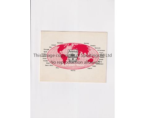 ARSENAL / JACK KELSEY SIGNED CHRISTMAS CARD     Official Arsenal card for Christmas 1967 signed by Kelsey.     Good