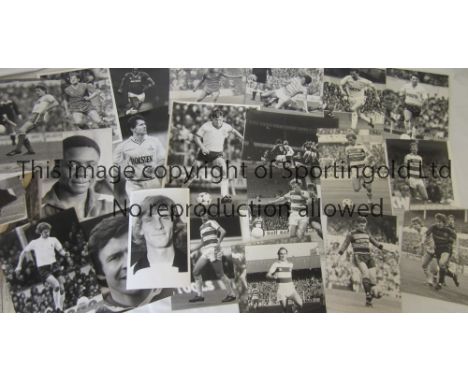 LONDON FOOTBALL TEAMS / PRESS PHOTOS          Approximately 47 B/W individual and action football press photos with stamps an