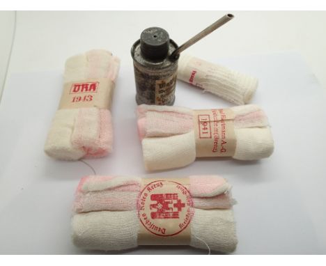 WWII German First Aid items