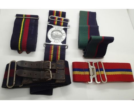 British Army stable belts (various Regiments)