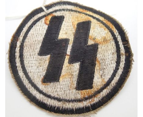 WWII style embroidered Waffen SS sports vest patch