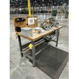 Wood Counter Shop Table, Rigging & Loading Fee - $45