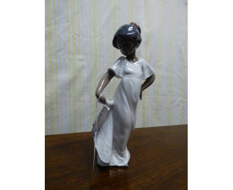 NAO FIGURE OF 'GIRL IN WHITE DRESS' 22CM HIGH APPROX 