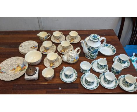 A collection of ceramics to include a 1930s J Fryer & Sons part tea set and a Midwinter coffee set Location:If there is no co