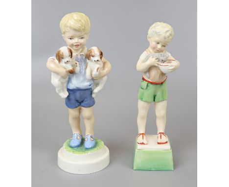 2 Royal Worcester figurines - 3519 &amp; 3261 (Monday's child &amp; Friday's Child)