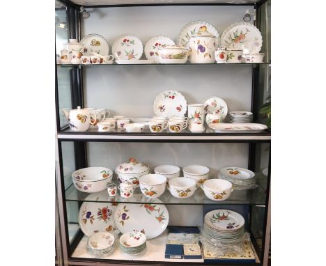 Huge collection of Royal Worcester Evesham pattern