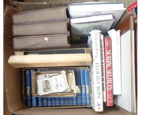 A box containing a quantity antiquarian and later books including, The History of the Reign of the Emperor Charles V: by Will