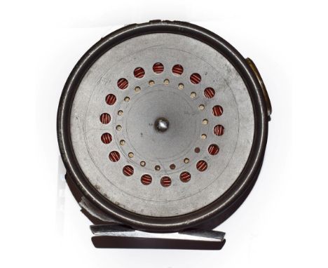 A Hardy Prefect 3 5/8'' RHW Trout Fly Reel with ceramic line guard.