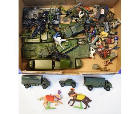 Die-cast - Quantity of mainly Dinky die-cast army vehicles etc   Condition: 