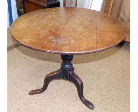 George III Day Tripod Table Condition Report: see terms and conditions.