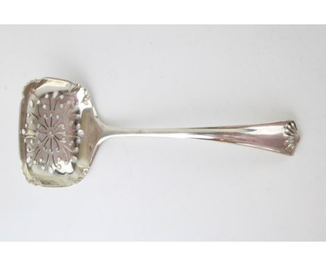 Silver sugar sifter spoon / ladle, Sheffield 1925, H Aitkin, 24.3g.