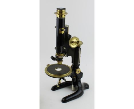 J. Swift &amp; Son 17577 London Microscope, late 19th, early 20th century. Appears to complete and in working order. Height 4