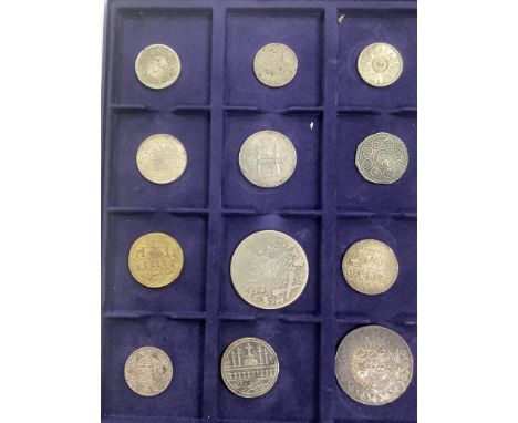 Ottoman Empire and Islamic coins, 19th/20th century, silver and bronze coinage, 12 trays