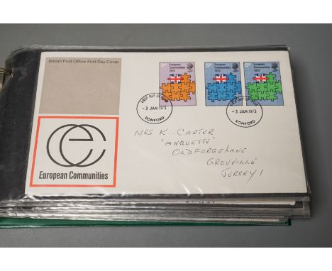 Eight albums of Royal Mail &amp; New Zealand post First Day Covers