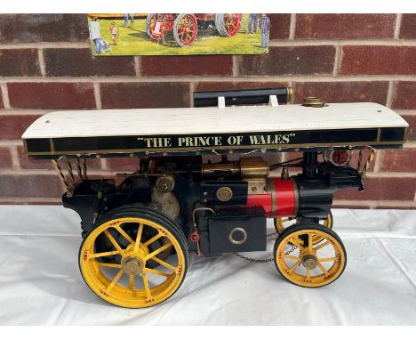 Markie 1" scale 1970s onwards Burrell Showman's Engine "The Prince of Wales", gas fired, Smithies copper boiler (silver solde