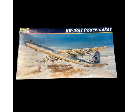 Revell 1/72nd scale RB-36H Peacemaker aircraft No. 85-5710, unmade and unpainted plastic model kit, generally excellent in go