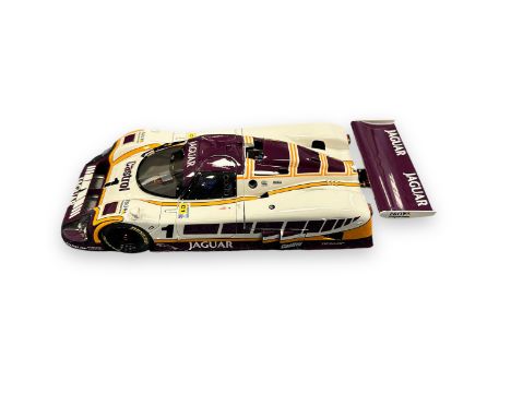 Exoto (Motorbox) 1/18th scale Jaguar XJR-9LM, 1988 Le Mans race #1 Nielsen/Brundle, generally excellent including unattached 