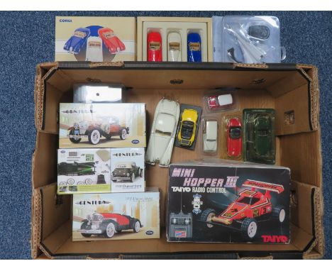 Diecast collection, generally excellent in excellent to good plus boxes (where present), with Corgi 3-piece Jaguar XK120 No. 