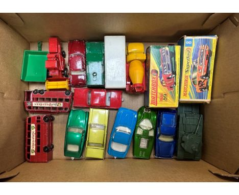Matchbox 1-75 series collection, regular and superfast wheels, generally excellent to good plus, with Wildcat Dragster No. 8 