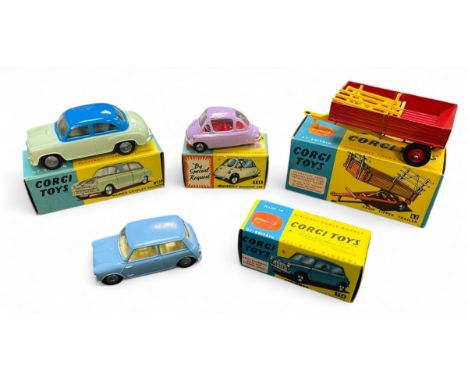 Corgi collection, generally excellent in good plus boxes (possible repaints), with Morris Cowley two-tone blue and mint No. 2