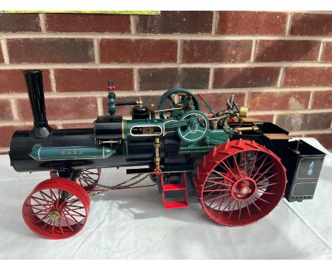 Maxitrak 1" scale Case 80 hp Traction Engine, gas fired, copper boiler (silver soldered), water capacity 0.4 Litres (water to