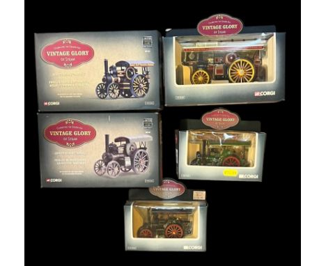 Corgi Vintage Glory of Steam 1/50th scale collection, generally excellent  in excellent to good plus boxes, with Fowler B6 ro