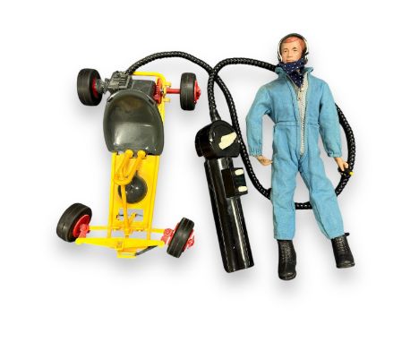 Palitoy 1970-72 Action Man Go Kart No. 34809, unboxed, generally excellent to good plus, with plastic head/auburn hair/hard h
