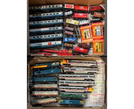 Hornby 1970s onwards unboxed collection, generally good plus, with locomotives (7) including 5-piece Advanced Passenger Train