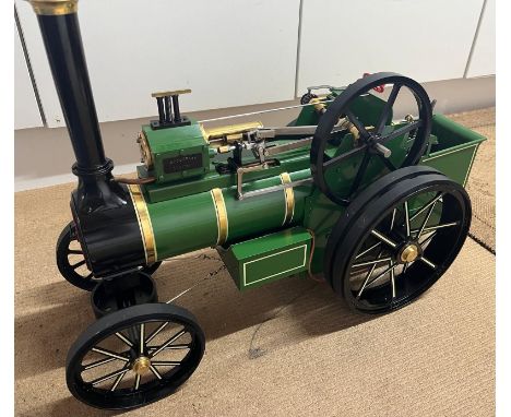 Maxitrak 1.5" scale Allchin Traction Engine, gas fired, copper boiler (silver soldered), water capacity 2.5 Litres (with manu