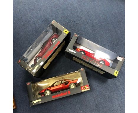 LOT OF HOT WHEELS AND OTHER MODEL CARS, including Hot Wheels Elite ferrari model cars and others, each in box