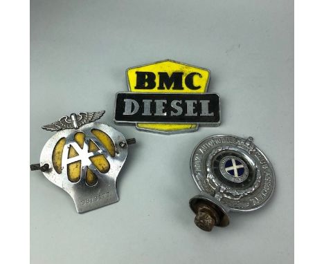 COLLECTION OF CAR BADGES, including Royal Automobile Club Associate, Royal Scottish Automobile Club and others