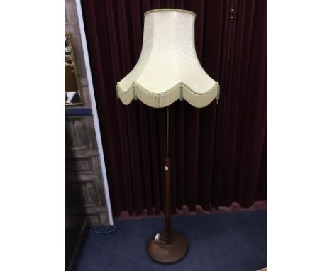 RETRO STANDARD LAMP, 168cm high, with shade
