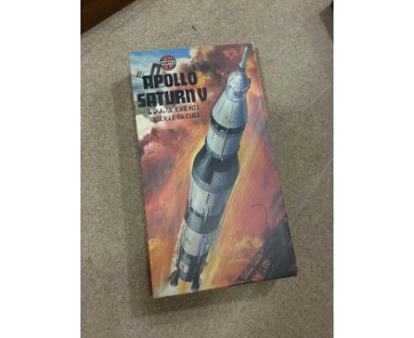 AIRFIX APOLLO SATURN V MODEL KIT, in box, along with an Airfix Space Shuttle model kit and a Revell Phantom F-4J model kit, e