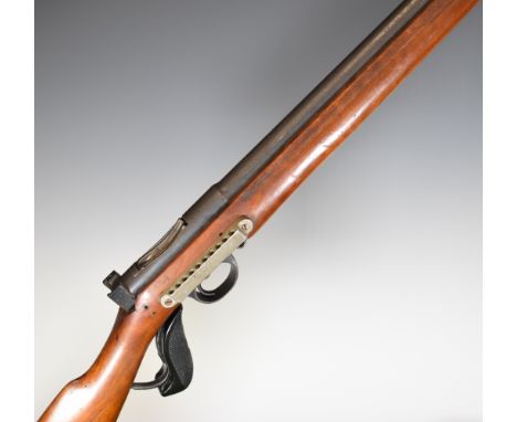 Vickers Armstrong Special .22 underlever-action falling-block target rifle with Parker-Hale cartridge holder, sling mounts an