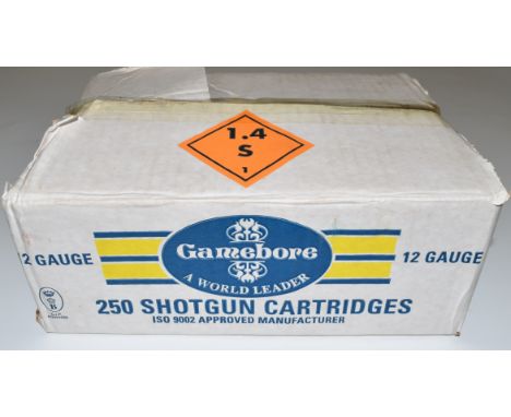 Two-hundred-and-twenty-five 12 bore Gamebore White Gold XLR 28g shotgun cartridges, all in original boxes. PLEASE NOTE THAT A