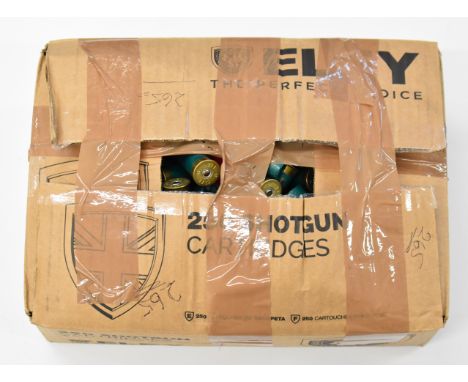 Two-hundred-and-sixty-five 12 bore shotgun cartridges including Eley MSF, Hi-Flyer, VIP etc. PLEASE NOTE THAT A VALID RELEVAN