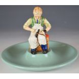 Beswick 'Timpson's Fine Shoes' figural advertising pin tray, height 12cm