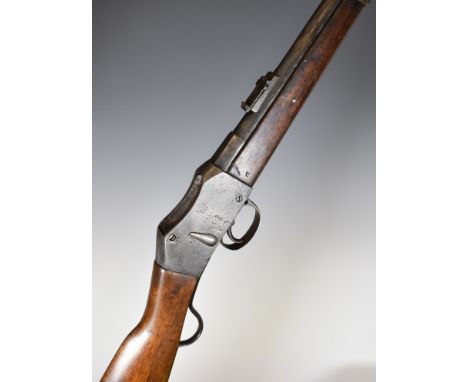 BSA Martini-Henry .577/450 underlever cavalry carbine rifle&nbsp;with lock stamped ' VR BSA &amp; M Co 1889 JL 2' below crown