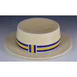 A and G Morten for Fieldings and Co 'Cheese Boater' novelty cheese dish in the shape of a hat with