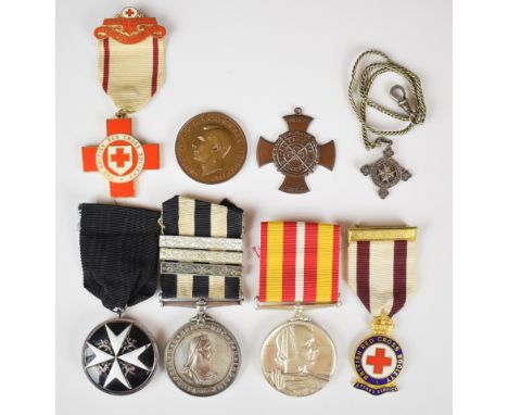 Order of St John Medal, Long Service St John Medal with three bars named to W367 Pte T Nash, Priory For Wales together with a