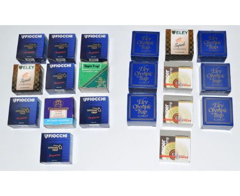 Five hundred 12 bore shotgun cartridges including Gamebore Gamefair Souvenir Collection, Fiocchi Official Trap, Eley Olympic 