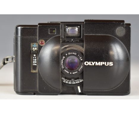 Olympus XA 35mm compact camera with F-Zuiko 1:2.8 f=35mm lens